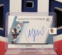 Morgan Geekie 2022-23 - Sign Of The Times  Autograph Sp Authentic